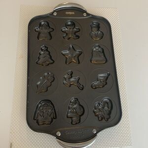 Norpro Country Baker‎ Cookie 12 Shapes Pan Nonstick Baking Holiday Christmas
